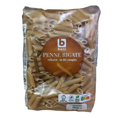 Boni Penne Rigate au blé complet